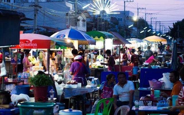 Street food market Samui